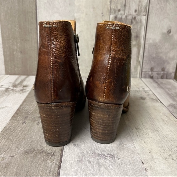 Bed Stu Yell Distressed Leather Booties Size 6.5 - Picture 9 of 16